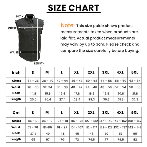 KISS 3D Lightweight Sleeveless Denim Shirt – ANHNV 3126