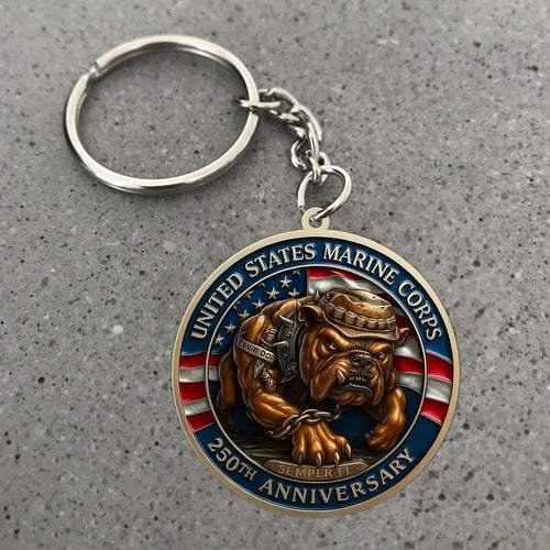 US Marine Corps Custom Shape 2-Side Printed Keychain – MAITM12555