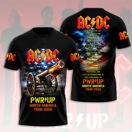 AC/DC World Tour 2026 3D Apparel – HOATT20100