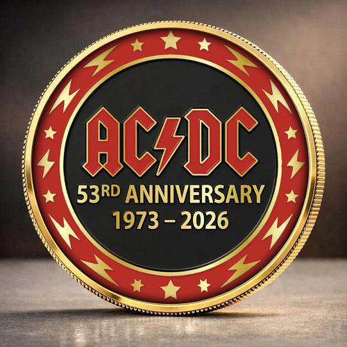 AC/DC 53rd Anniversary Commemorative Coin – TANTN21700