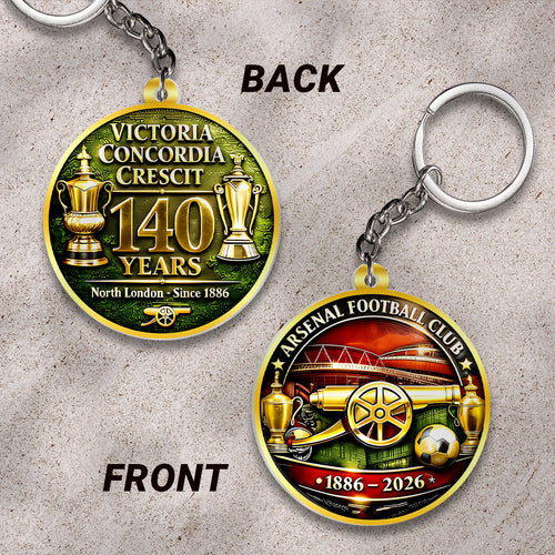Arsenal FC Custom Shape 2-sided Keychain – HOATT15699