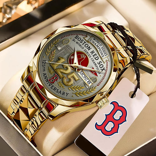 Boston Red Sox 125th Anniversary 2026 Alloy Luxury Quartz Watch – TANTN16067