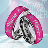 Breast Cancer Awareness Custom Alloy Ring – HOATT12478