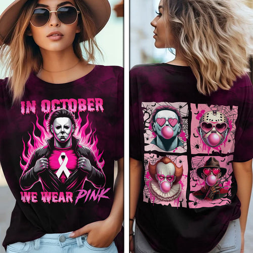 Breast Cancer Awareness x Horror Movies 3D Apparel – VANDH 3670