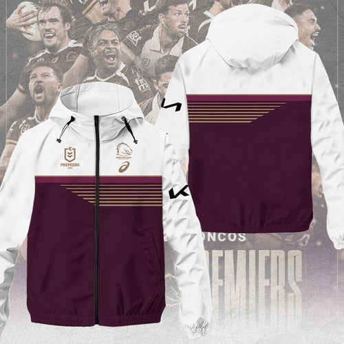 Brisbane Broncos 3D Windbreaker Jacket – MAITM13333