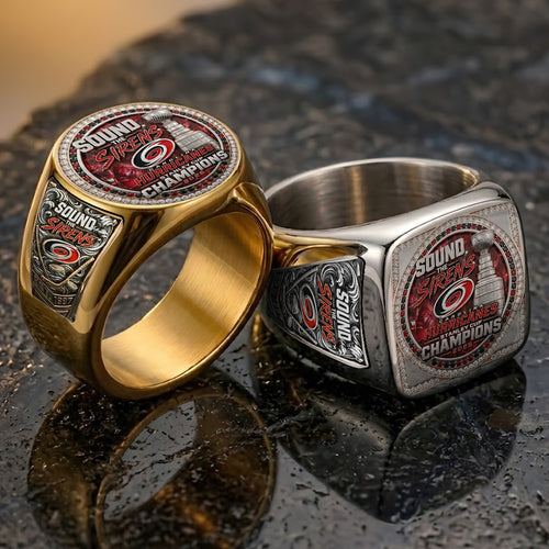 Carolina Hurricanes 2026 Stanley Cup Champions 3D Engraved Ring – TMTHU6837