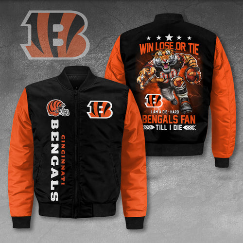 Cincinnati Bengals 3D Bomber Jacket – HOATT12802