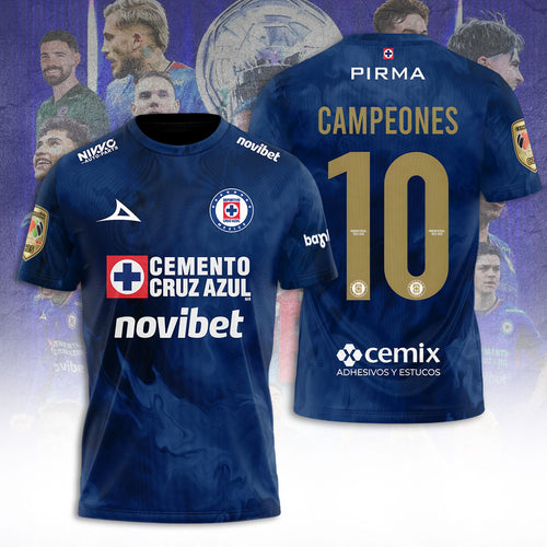 Cruz Azul Campeón del Clausura 25/26 3D Apparel – TANTN23176