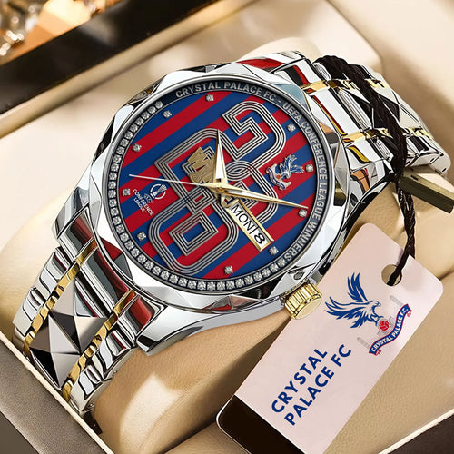 Crystal Palace FC UEFA Conference League Winners 2026 Alloy Luxury Quartz Watch – TMTHU6545