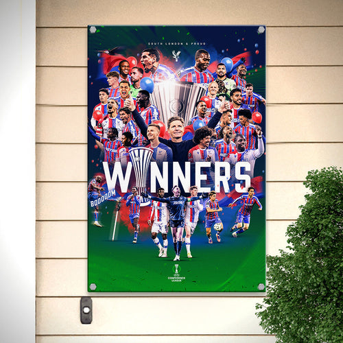 Crystal Palace FC 2026 UEFA Conference League Winners Metal Sign – GNE6966