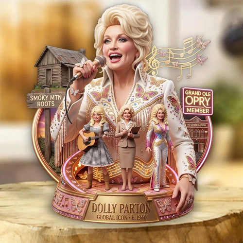 Dolly Parton Custom Shape Acrylic Plaque – TMTHU8872