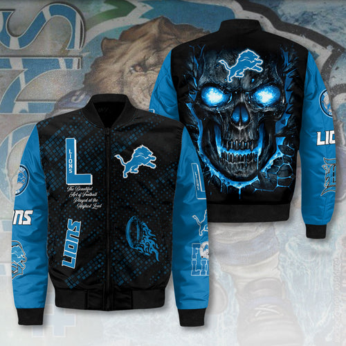 Detroit Lions 3D Bomber Jacket – VANDH 2324