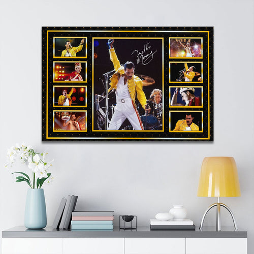 Freddie Mercury Rectangle Canvas With Inner Frame – HOATT15253