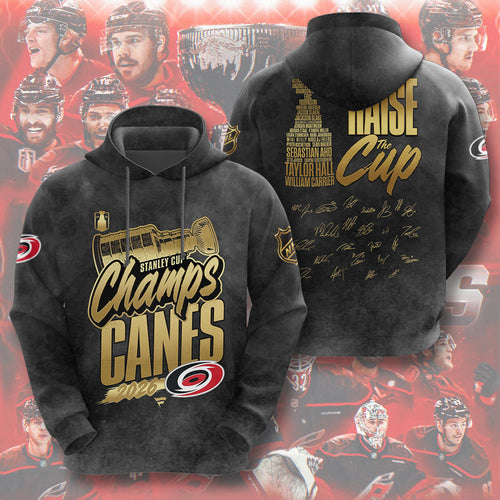 Carolina Hurricanes 2026 Stanley Cup Champions 3D Apparel – TMTHU7058