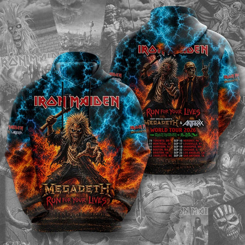 Iron Maiden 2026 World Tour 3D Apparel – TMTHU9524