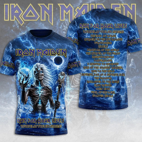 Iron Maiden 2026 World Tour 3D Apparel – MAITM15287