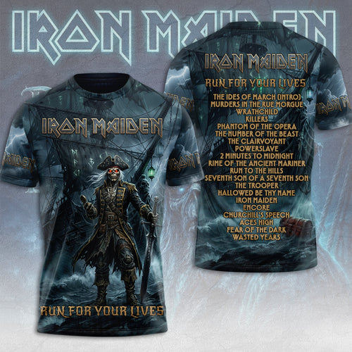 Iron Maiden 2026 World Tour 3D Apparel – TMTHU6528