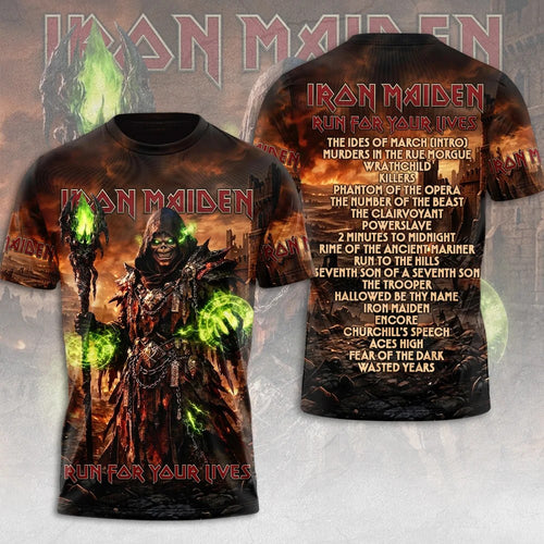 Iron Maiden 2026 World Tour 3D Apparel – TMTHU9147
