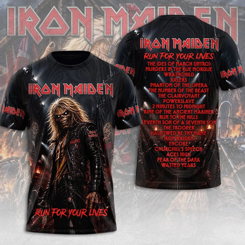 Iron Maiden 2026 World Tour 3D Apparel – TMTHU9238