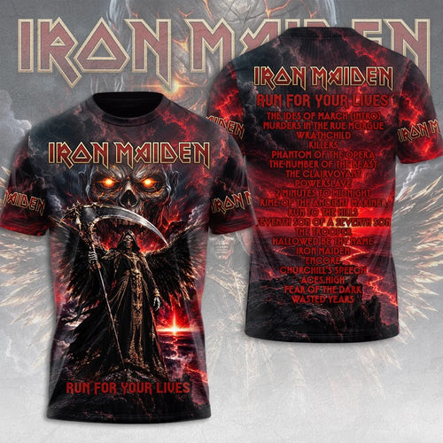 Iron Maiden 2026 World Tour 3D Apparel – TMTHU9451