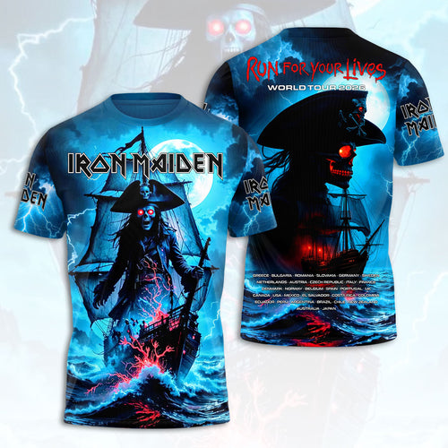 Iron Maiden 2026 World Tour 3D Apparel – HOATT20221