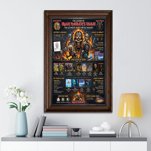 Iron Maiden Rectangle Canvas With Inner Frame – TMTHU7069