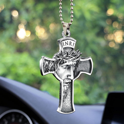Jesus Custom shape 2-sided Acrylic Car Ornament – MAITM 12543