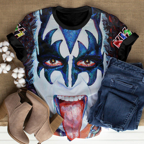 Kiss Band 3D T-Shirt – GNE NEW367