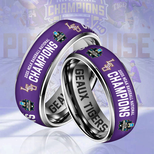 LSU Tigers Baseball Custom Alloy Ring – MAITM 11902