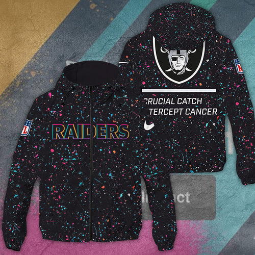 Las Vegas Raiders 3D Windbreaker Jacket – TANTN15785