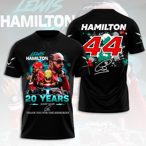 Lewis Hamilton 20 Years 3D Apparel – MAITM15148