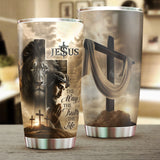 Lion Cross Resurrection Christian Tumbler Cup – TANTN16188
