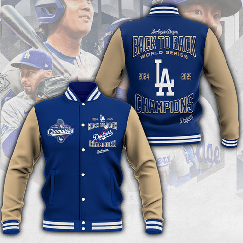 Los Angeles Dodgers 2025 World Series Champions Varsity Jacket – MAITM13639