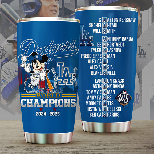 Los Angeles Dodgers World Series 2025 Tumbler Cup – TANTN18349