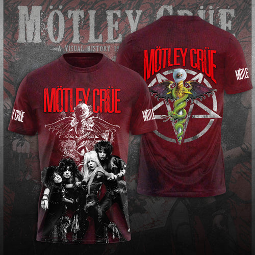 Mötley Crüe 3D Apparel – NGHIAVT 1001