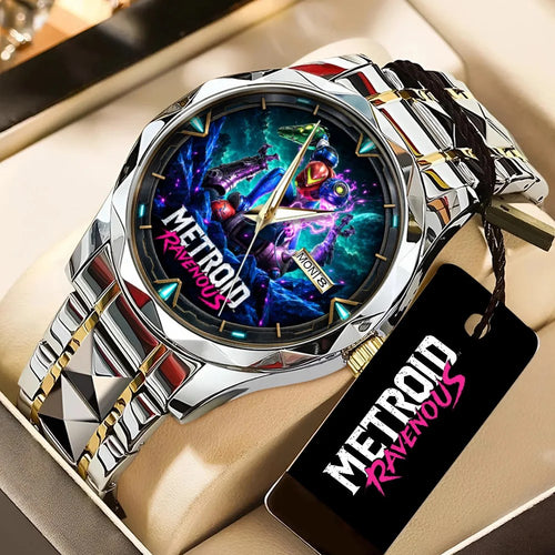 Metroid Ravenous Alloy Luxury Quartz Watch – GNE8659