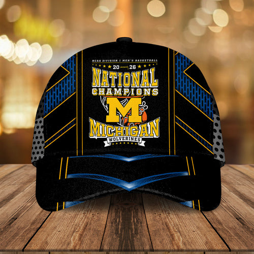 Michigan Wolverines 2026 NCAA Men's Basketball National Champions Classic Cap – HOATT17175
