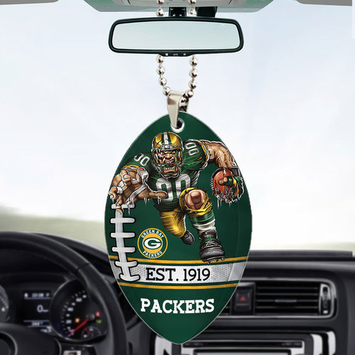 Green Bay Packers Custom shape 2-sided Acrylic Car Ornament – TMTHU869