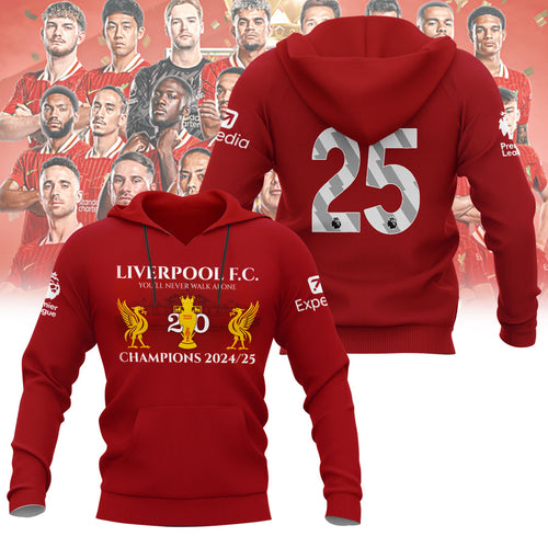 Liverpool FC 2024/25 Premier League Champions 3D Apparel – NGHIAVT 2224