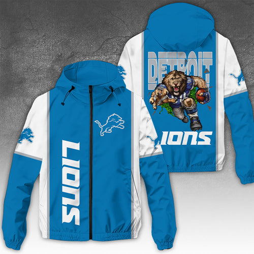 Detroit Lions 3D Windbreaker Jacket – NGHIAVT3927