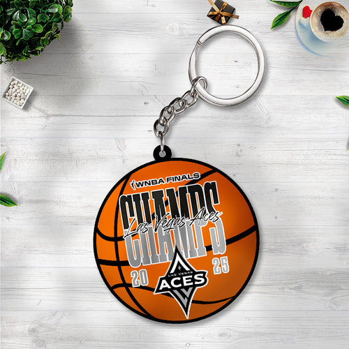 Las Vegas Aces WNBA 2025 Custom Shape 2-sided Keychain – NGHIAVT5269