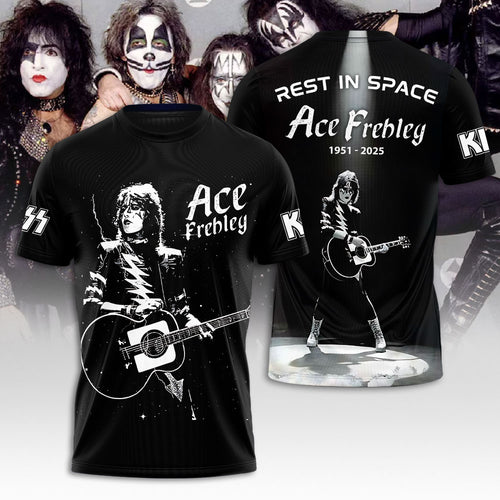 Ace Frehley x KISS 2025 3D Apparel – NGHIAVT5464