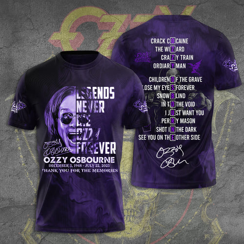 Ozzy Osbourne 3D Apparel – TANTN15388