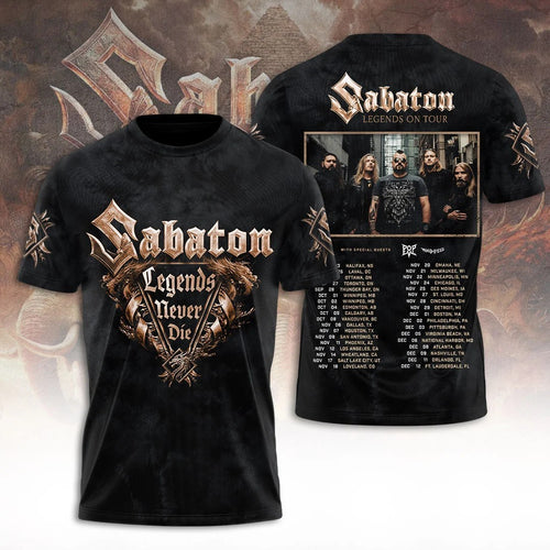 Sabaton Tour 2026 3D Apparel – TANTN25437