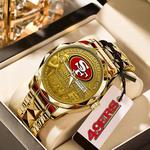 San Francisco 49ers 2026 Anniversary Alloy Luxury Quartz Watch – TANTN16988