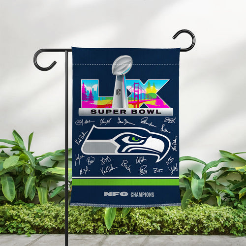 Seattle Seahawks Double-side Garden Flag – TMTHU3480
