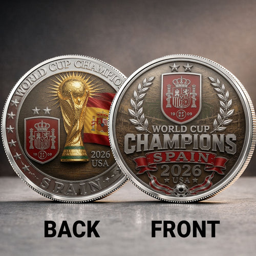 Spain National Team 2026 FIFA World Cup Champions Commemorative Coin – TANTN24398