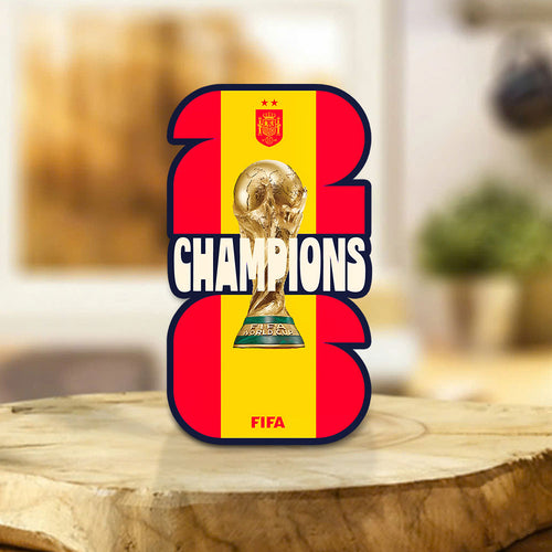 Spain National Team 2026 FIFA World Cup Champions Custom Shape Acrylic Plaque – TANTN24380
