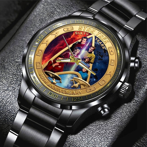Star Trek 60th Anniversary 2026 Black Stainless Steel Watch – TMTHU5341