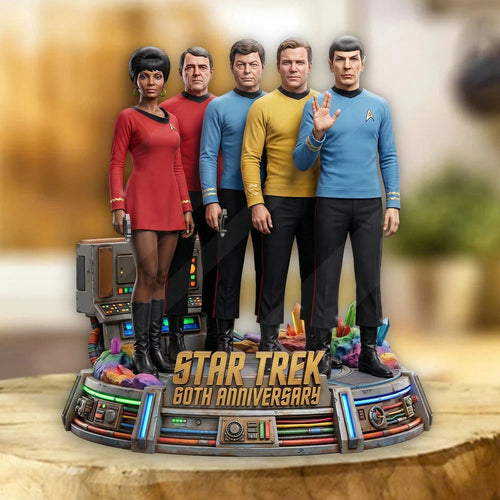 Star Trek 60th Anniversary 2026 Custom Shape Acrylic Plaque – TMTHU8781